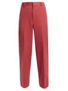 Matchesfashion.com Raey - Brushed Twill Trousers - Womens - Pink
