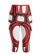 Matchesfashion.com Matty Bovan - Aztec Print Leggings - Womens - Red White