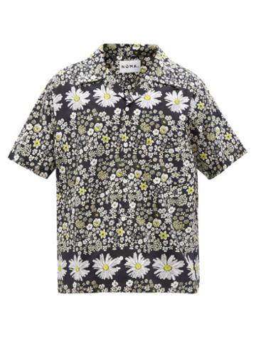 Noma T.d - Short-sleeved Floral-print Shirt - Mens - Black Multi