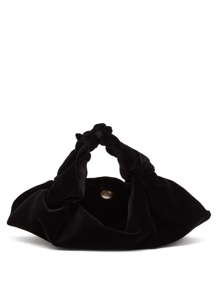 The Row Ascot Small Velvet Bag