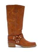 Matchesfashion.com Re/done Originals - Cavalry Leather Knee-high Boots - Womens - Tan