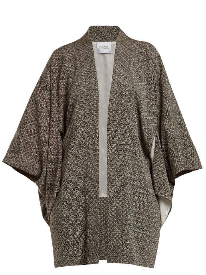 Racil Sayuri Wave-jacquard Kimono Jacket
