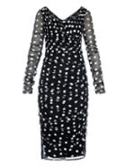 Dolce & Gabbana Polka-dot Embroidered Tulle Dress