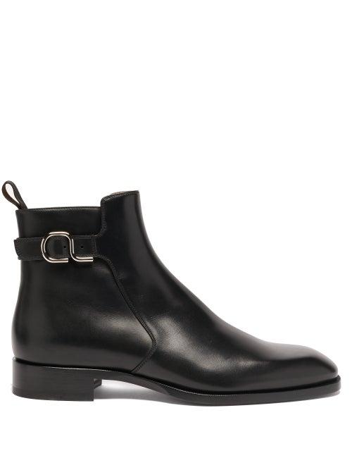 Matchesfashion.com Christian Louboutin - Valido Leather Chelsea Boots - Mens - Black