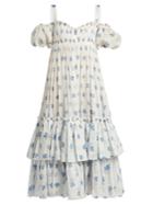 Alexander Mcqueen Thistle-print Cotton-voile Dress