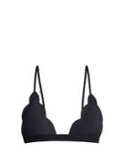 Marysia Swim Fixed Scallop-edged Triangle Bikini Top