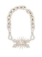 Matchesfashion.com Paco Rabanne - Sunray Crystal Embellished Choker Necklace - Womens - Crystal