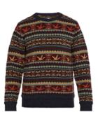 Rrl Fair Isle Lambswool-blend Sweater