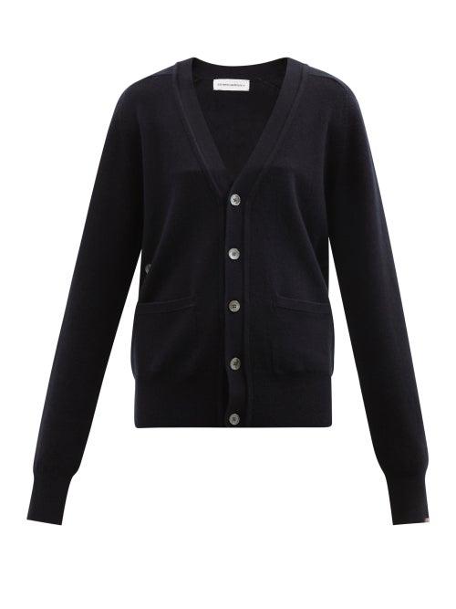 Extreme Cashmere - No.185 Feike Stretch-cashmere Cardigan - Womens - Navy