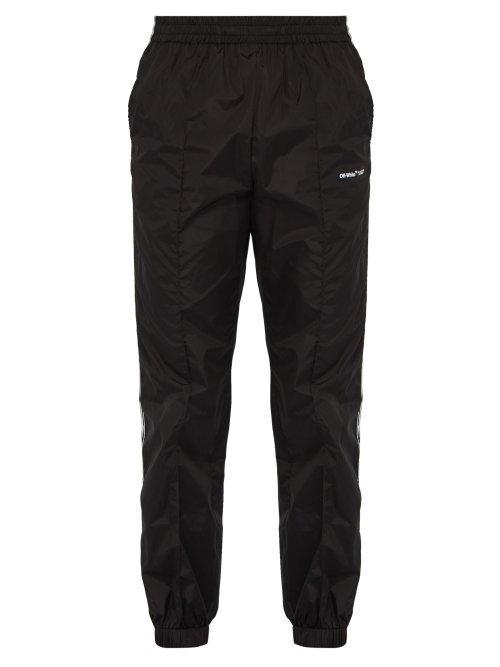 Matchesfashion.com Off-white - Arrow Logo Track Pants - Mens - Black
