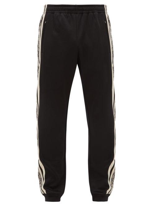 Matchesfashion.com Gucci - Gg Jacquard Side Stripe Track Pants - Mens - Black