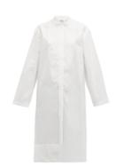 Matchesfashion.com Loewe - Oversized Asymmetric Cotton Poplin Shirt - Womens - White