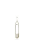 Matchesfashion.com Raf Simons - Safety Pin Single Earring - Womens - Silver