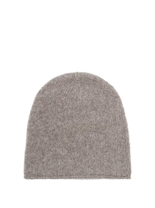 Matchesfashion.com Lauren Manoogian - Crown Alpaca Beanie Hat - Womens - Grey