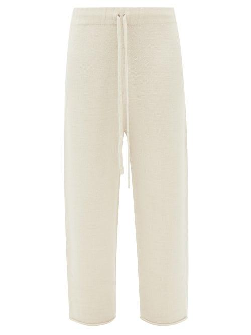 Lauren Manoogian - Miter Alpaca-blend Track Pants - Womens - Ivory