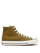 Converse - Chuck 70 High-top Recycled-fibre Canvas Trainers - Mens - Olive Green