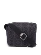 Mens Bags Loewe - Anagram-jacquard Canvas Cross-body Bag - Mens - Black