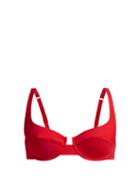 Matchesfashion.com Fisch - Grenadins Underwired Bikini Top - Womens - Red