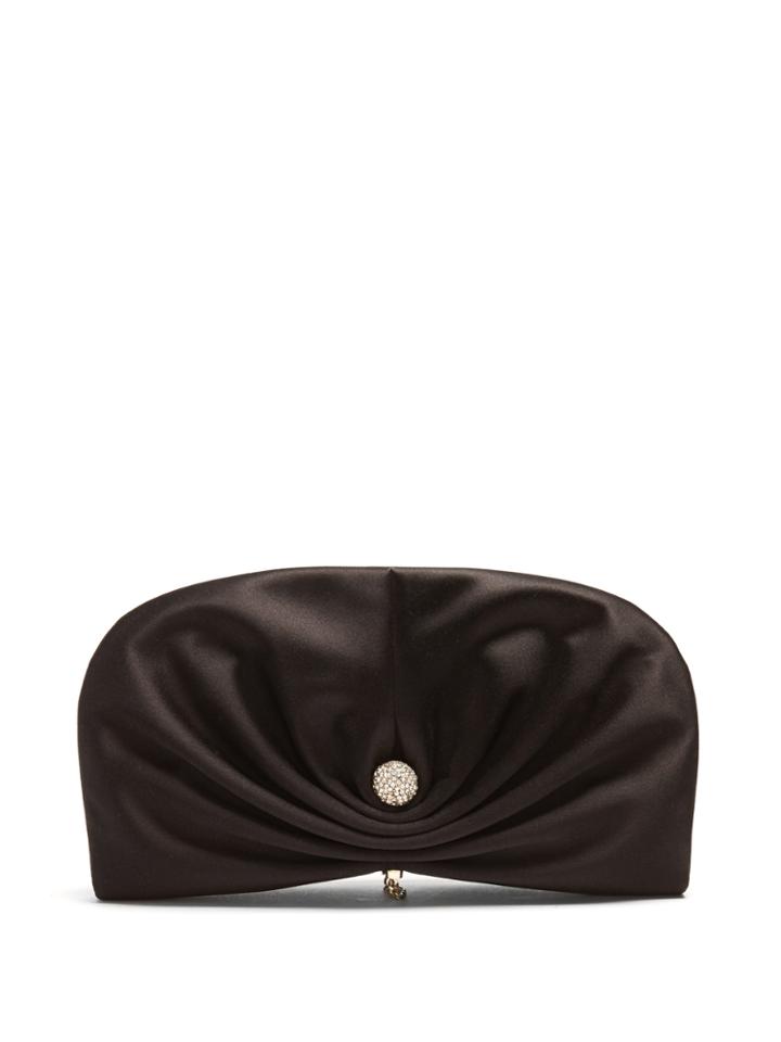 Jimmy Choo Vivien Small Satin Clutch