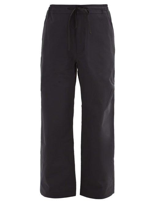 Matchesfashion.com Templa - Arda Cotton-blend Shell Ski Trousers - Mens - Black