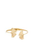 Matchesfashion.com Aurlie Bidermann Fine Jewellery - Ginkgo Leaf 18kt Gold Bangle - Womens - Gold