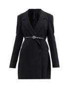 Matchesfashion.com Petar Petrov - Juventa Tailored Double-faced Wool Jacket - Womens - Black