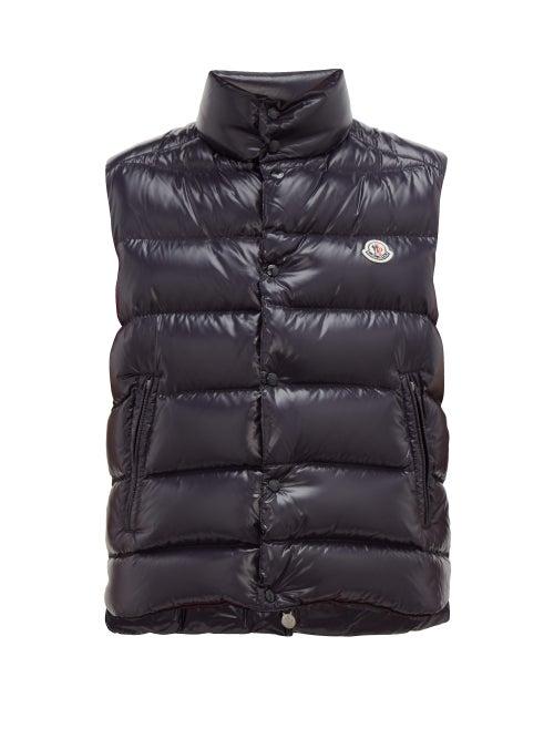 Matchesfashion.com Moncler - Tib Down Filled Gilet - Mens - Navy