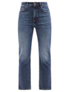 Weekend Max Mara - Angolo Jeans - Womens - Dark Blue