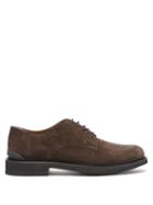 Tod's - Suede Oxford Shoes - Mens - Dark Brown