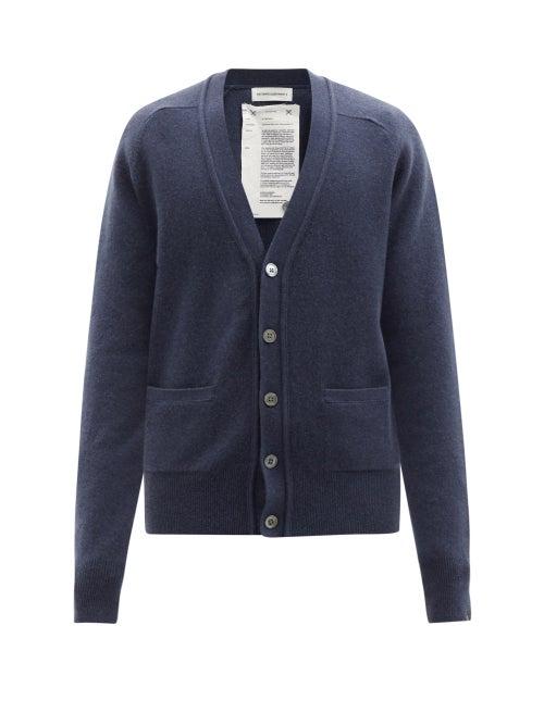 Extreme Cashmere - No. 185 Feike Stretch-cashmere Cardigan - Mens - Blue