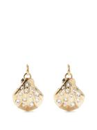 Ladies Jewellery By Alona - Summer Nights Crystal & Gold-plated Earrings - Womens - Crystal