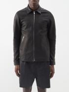 Rick Owens - Brad Leather Biker Jacket - Mens - Black