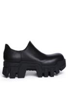 Balenciaga - Bulldozer Platform Leather Shoes - Womens - Black