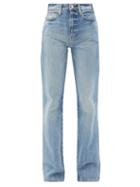 Matchesfashion.com Frame - Le Jane Glacier Straight-leg Jeans - Womens - Light Denim