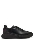Matchesfashion.com Stella Mccartney - Loop Raised Sole Faux Leather Trainers - Mens - Black