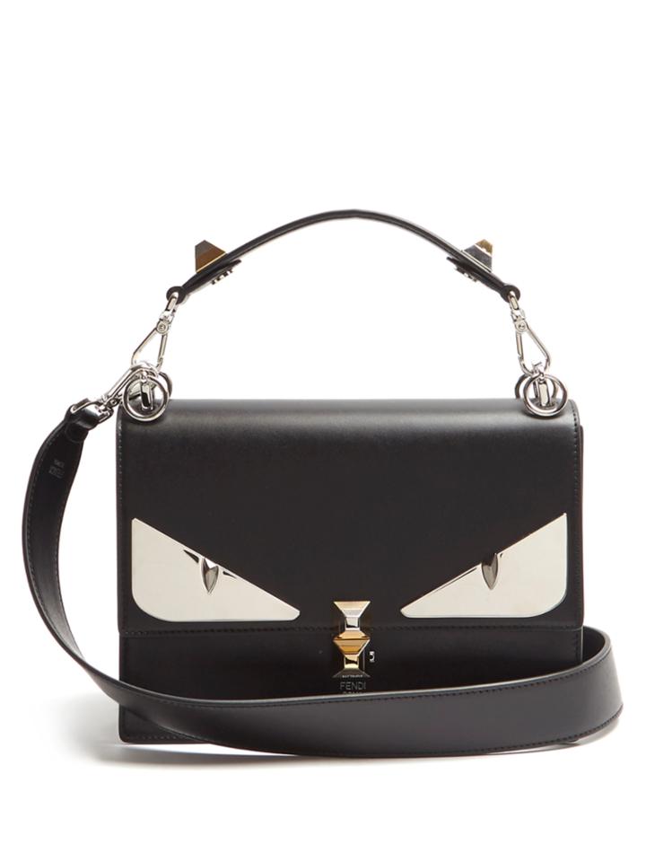 Fendi Kan I Bag Bugs-appliqu Leather Bag
