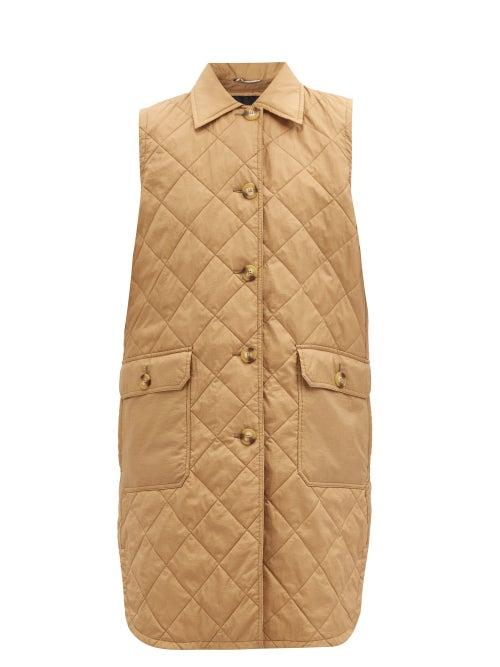 Matchesfashion.com Weekend Max Mara - Gange Gilet - Womens - Tan