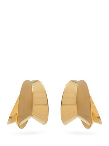 Ryan Storer Sansevieria Mismatched Hoop Earrings