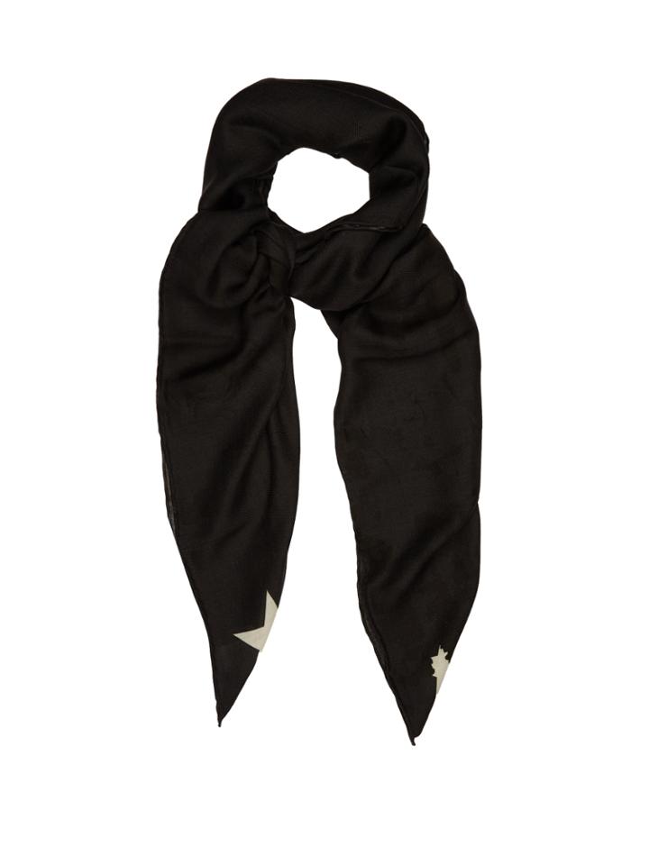 Givenchy Logo-print Wool-blend Scarf