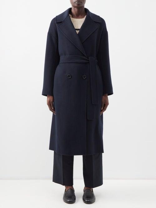 S Max Mara - Simone Coat - Womens - Dark Navy