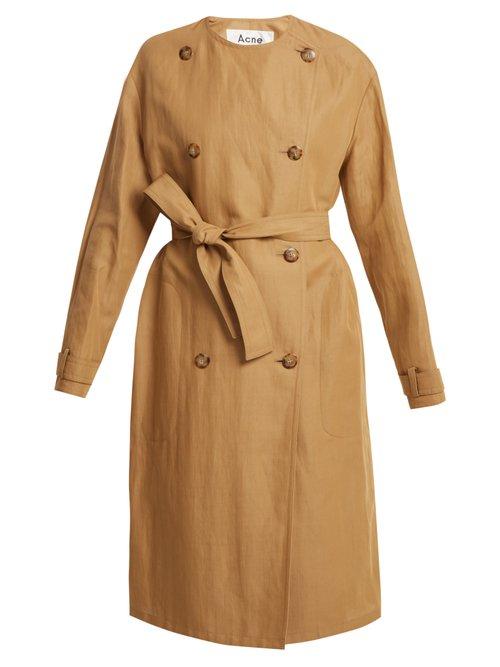 Matchesfashion.com Acne Studios - Angelica Trench Coat - Womens - Beige