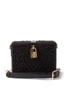 Dolce & Gabbana - Dolce Box Lace Clutch Bag - Womens - Black