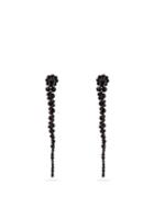 Matchesfashion.com Simone Rocha - Drip Beaded Drop Earrings - Womens - Black