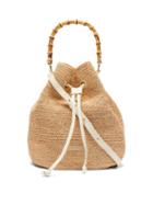 Matchesfashion.com Heidi Klein - Savannah Bay Super-mini Raffia Bucket Bag - Womens - Beige