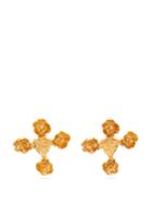 Matchesfashion.com Elise Tsikis - Olys Gold-plated Earrings - Womens - Gold