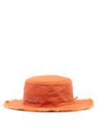 Matchesfashion.com Jacquemus - Bob Artichaut Cotton-canvas Bucket Hat - Mens - Orange