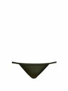 Matchesfashion.com Matteau - The Petite Bikini Briefs - Womens - Dark Green