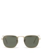 Ray-ban - Frank Square Metal Sunglasses - Mens - Gold