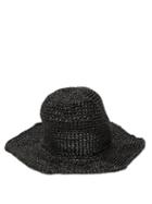 Matchesfashion.com Reinhard Plank Hats - Star Straw Bucket Hat - Womens - Black