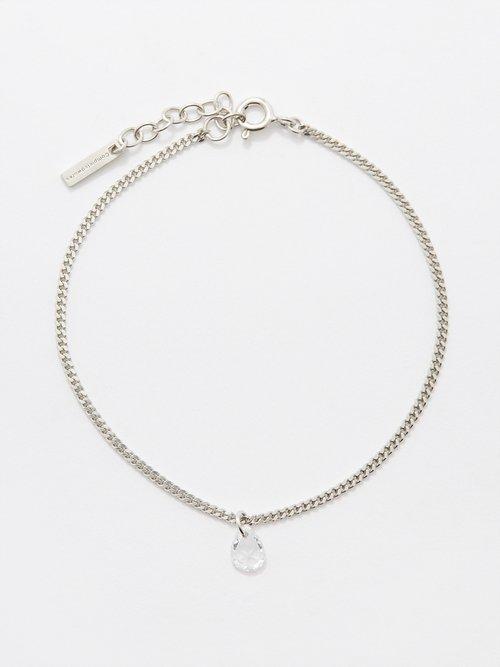 Completedworks - Cubic Zirconia & Recycled Sterling-silver Bracelet - Mens - Silver